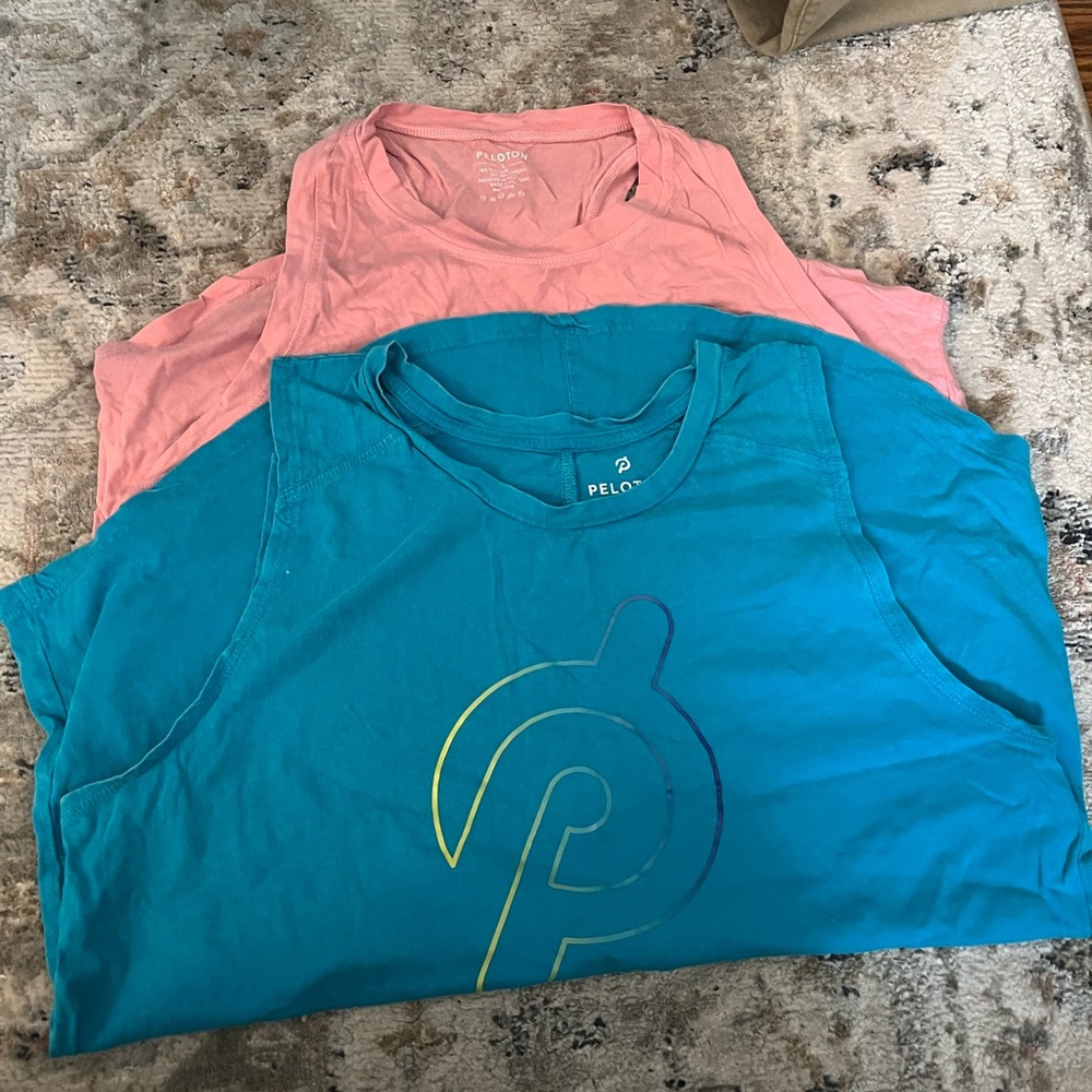 2 Peloton Tank tops